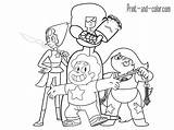 Steven Universe Coloring Pages Color Character Printable Print Gray Book Getcolorings Popular sketch template