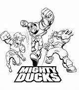 Ducks Mighty Duck Clipart Anaheim Ausmalbilder Colouring Library Beavers Power Ranger Mike sketch template
