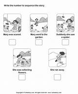 Sequencing Worksheets Story Kindergarten sketch template