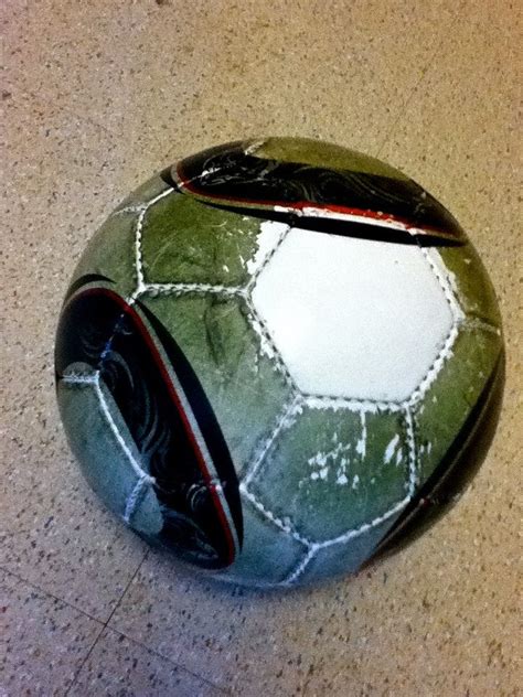decided  clean  soccer ball   noticed