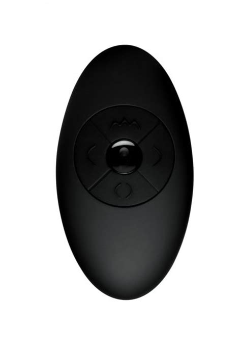 Silicone Swelling And Thrusting Butt Plug W Remote Control