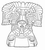Teotihuacan Teotihuacana Famsi Piramides sketch template