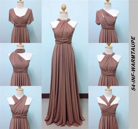 bridesmaid infinity dress convertible cocktail prom dress