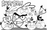 Angry Coloring Pages Birds Movie Bird Vector Printable Kids Template sketch template