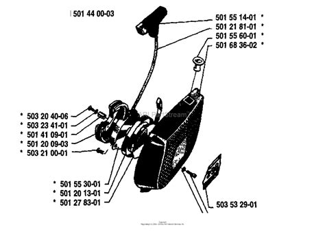 Husqvarna 298 1987 06 Parts Diagram For Starter Assembly