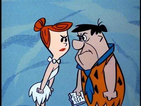 Wilma And Fred Flintstone Classic Cartoon Characters Old Cartoons