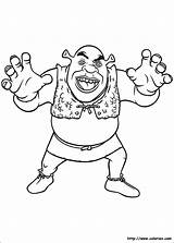 Ogre Shrek Terrifiant Coloriez était Ton sketch template