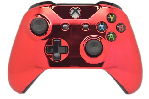 red chrome xbox   controller
