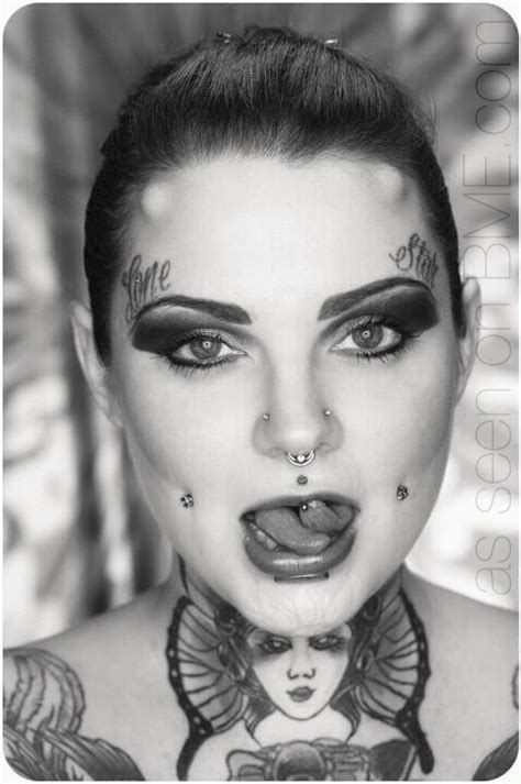 Feminine Horns Bme Tattoo Piercing And Body