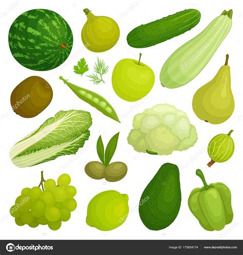verduras  frutas de vectores vector de stock por ckurmanstockgmail