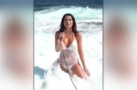 model almost electrocuted after ibiza bikini shoot ends in