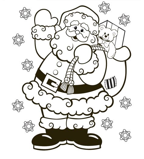childrens christmas coloring pages