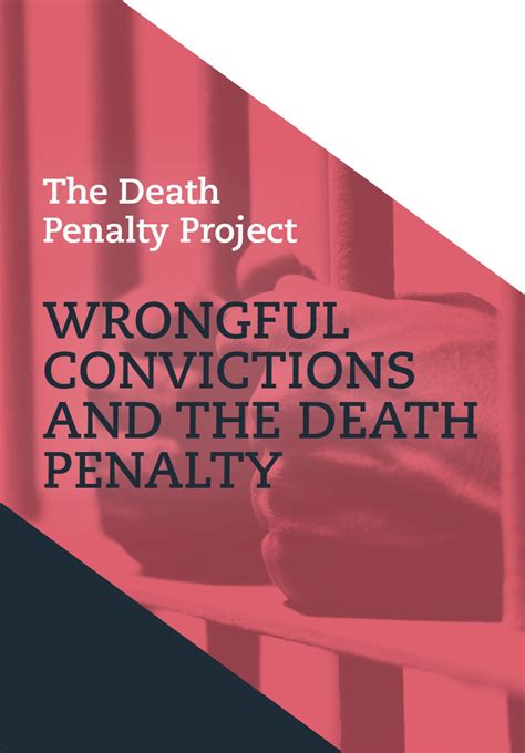 wrongful convictions policy position paper  death penalty project