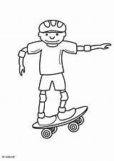 Skateboard Imprimer sketch template