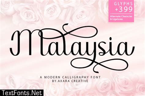malaysia font