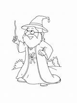 Magician Coloring Pages Kids Printable Bright Colors Favorite Color Choose sketch template