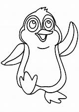 Penguin Coloring Animals Pages Printable Dessin Coloriage Pinguin Drawing Kb Coloriages sketch template