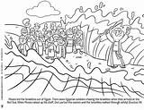 Pages Moses Coloring Printable Getcolorings sketch template