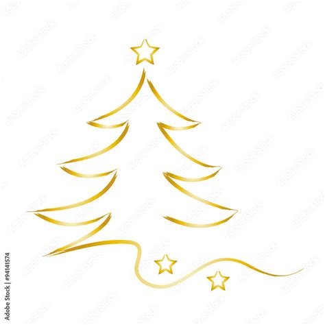 frohe weihnachten xmas  mas goldener weihnachtsbaum mit sternen