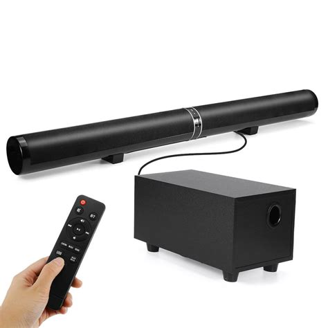 detachable tv sound bar  subwoofer wireless bluetooth stereo speaker home theater