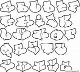 Bubble Letters Graffiti Alphabet Coloring Style Pages Printable sketch template
