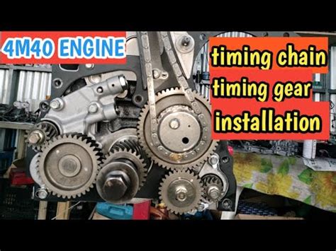 timing mark timing chain installation youtube