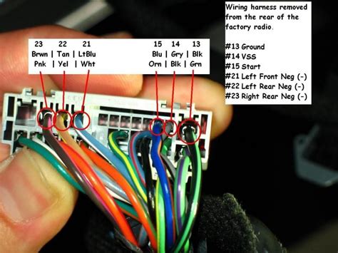 ford excursion radio wiring harness