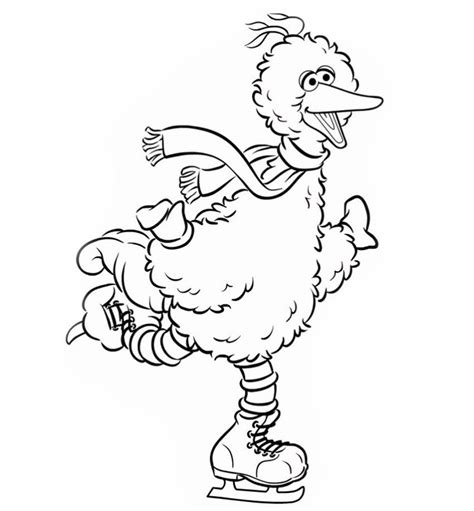 big bird coloring pages  print coloring home