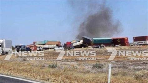 people killed  train truck collision  south australia