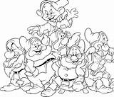 Coloring Pages Dwarfs Disney Seven Adult Snow Adults Printable Colouring Color Sheet Drawing Getdrawings Getcolorings Party Sheets Drawings Drawfs Print sketch template