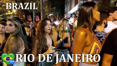 leblon district nightlife rio de janeiro brazil  full  youtube