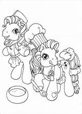 Coloring Pony Pretty Pages Popular sketch template