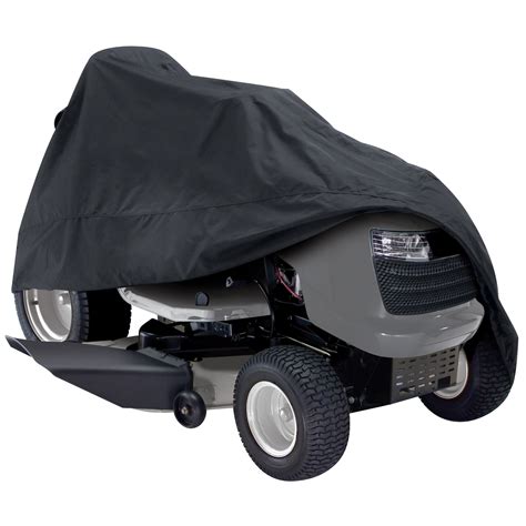 amazoncom classic accessories  deluxe riding lawn mower cover black    decks