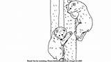 Climbing Tree Bears Draw Two sketch template