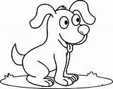 Coloring Cartoon Pages Dog Puppy Dogs Funny Printable Yorkie Color Newfoundland Wiener Clipart Drawing Getcolorings Cute Colorings Print Fresh Getdrawings sketch template