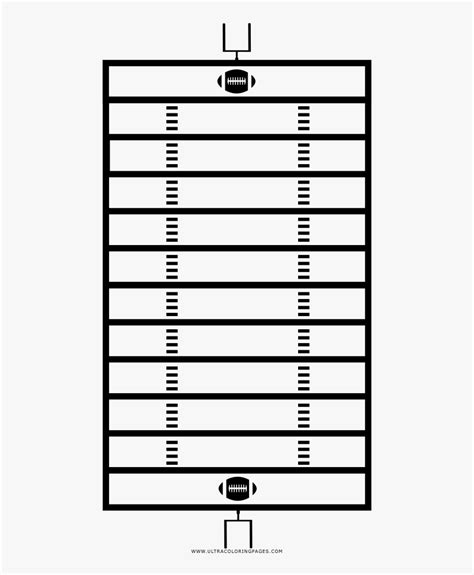 blank football field template