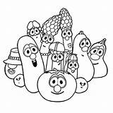 Coloring Pages Vegetables Vegetable Cartoon Printable Mushroom Kids Scolding Pumpkin House sketch template