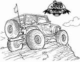 Jeep Coloring Pages Drawing Mountain Monster Printable Car Truck Color Sheets Kids Off Wrangler Drawings Cars Coloringpagesfortoddlers Cool Books Adults sketch template