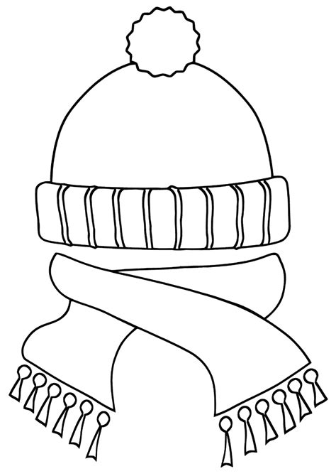 winter clothes coloring pages coloring pages