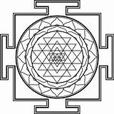 Yantra Mandala Shri Yantras Meditative Diagrammatic Brosjyrer Numero Invenzione Zero Sadhana Navaratri Ashwin Geometria Siebdruck Sacrée Pdfs Géométrie Vectorified Rangoli sketch template
