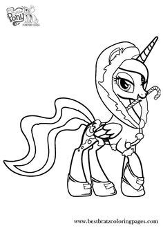 mlp printable coloring pages princess luna colouring pages