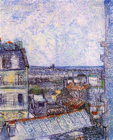 View From Vincent S Room In The Rue Lepic 1887 Vincent