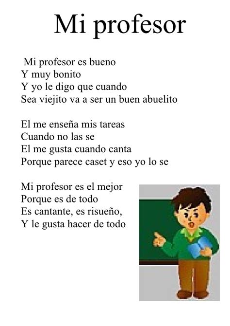 Poema Para La Maestra Imagui