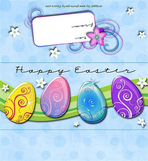 printable easter eggs candy bar wrapper  printables  http