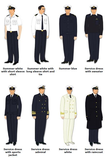 Navy Uniform Colors Skinny Nude Women