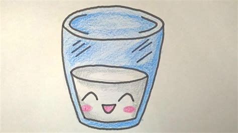 desenhos faceis de fazer como desenhar copo de leite fofo 123vid