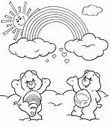 Coloring Care Pages Bears Kids sketch template