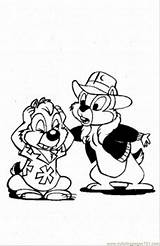 Chip Dale Coloring Pages Printable Popular sketch template