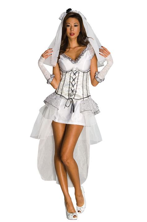 Gothic Mistress Ghost Zombie Monster Bride Dress Up