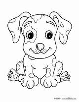 Anjing Hellokids Hunde Cachorro Mewarnai Welpe Filhote Hundewelpen Sketsa Diwarnai Drucken Owalo sketch template